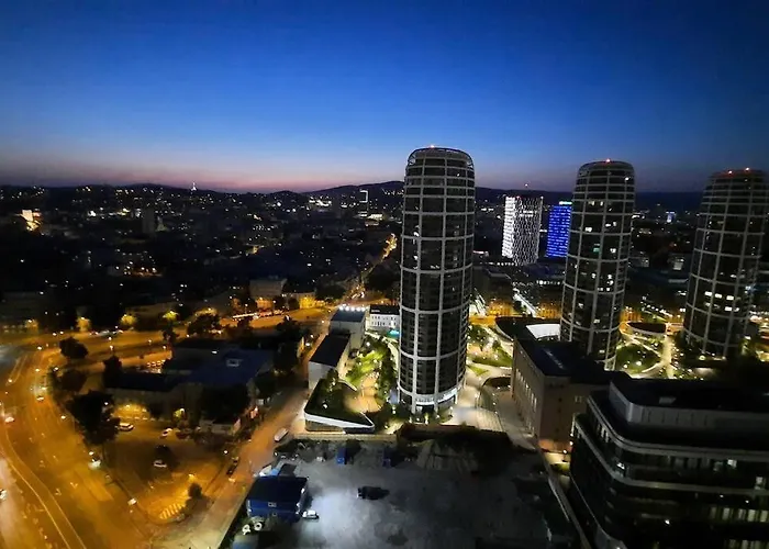 View From 27th Floor, Free Parking, Keyless Lejlighed *